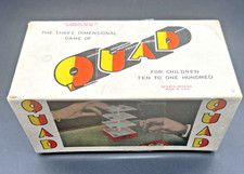 Vintage 1960s Quad The Three Dimensional Board Game 99% Complete
