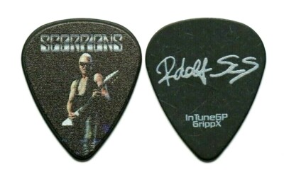 SCORPIONS Rudolf Schenker Signature 2013 Tour Guitar Pick | eBay