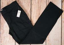 NWT Womens GAP Straight Khaki Pants True Black - 527991 T142 
