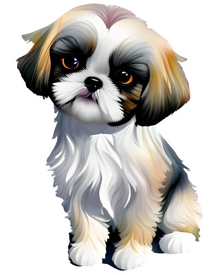 100X Shih Tzu Auto Aufkleber 9x9 cm Hunde Sticker Wetterfest & Selbstklebend