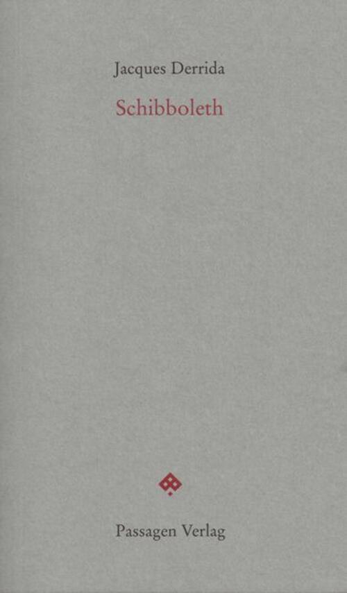 Thumbnail - Schibboleth | Für Paul Celan | Jacques Derrida | Taschenbuch |