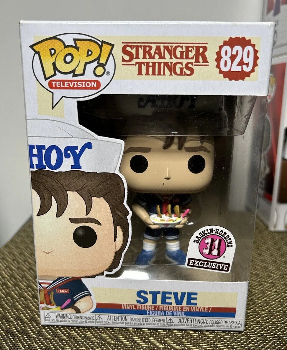 Funko Pop - Stranger Things - Steve #829 Scoops Ahoy BASKIN