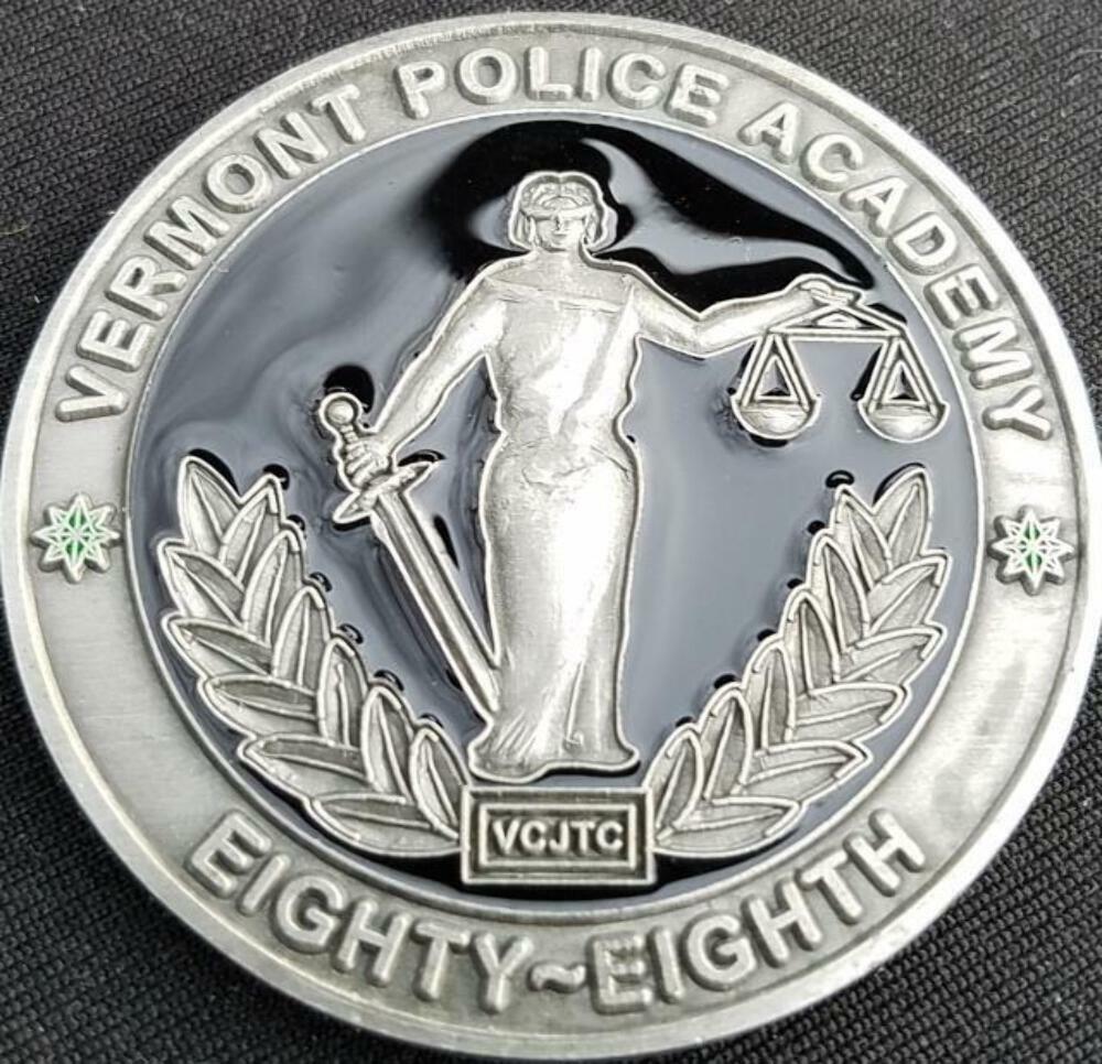 Vermont Police Academy Class 88 police Academy Challenge Coin