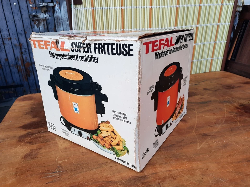 TEFAL SUPER FRITEUSEmit Geruchsfilter-System, 2xmal Benutzt, VINTAGE  - Bild 3 von 4