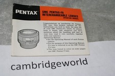 PENTAX SMC PENTAX FA INSTRUCTION MANUAL GUIDE BOOK ORIGINAL GENUINE PRINTING