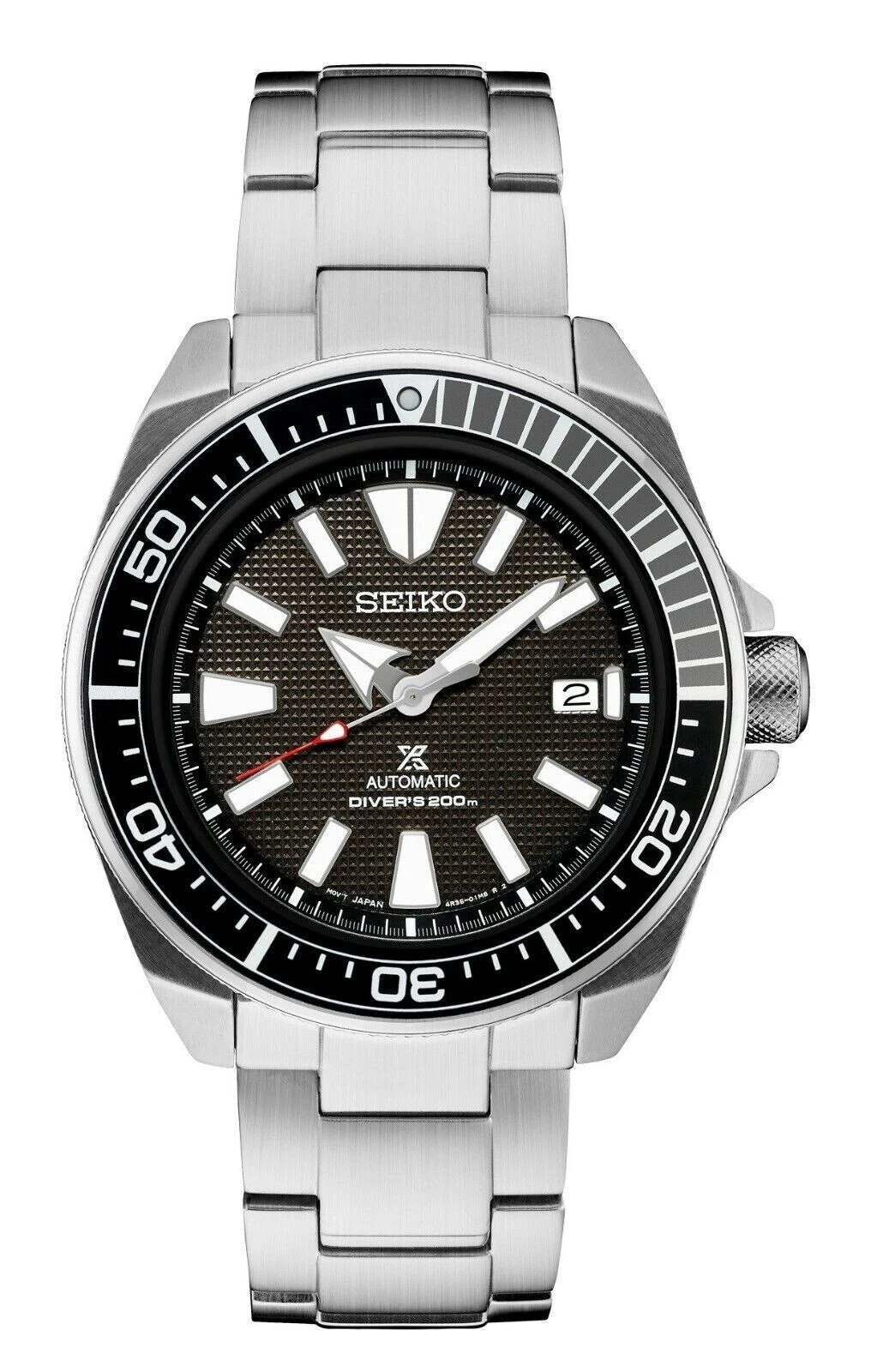 Seiko Prospex Men's Black Watch - SRPF03 SAMURAI  MADE IN JAPAN 200 M