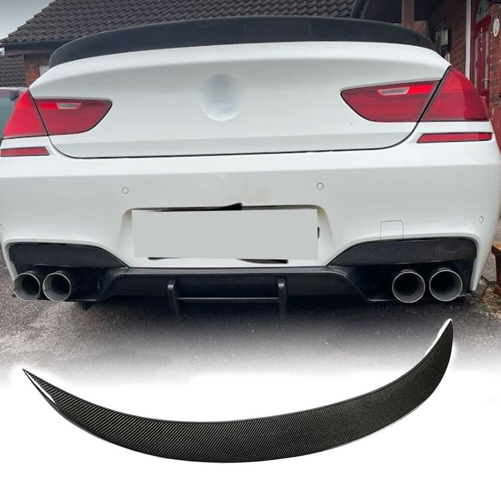 For BMW 6 Series F06 F13 640i 650i M6 12-19 Real Carbon Rear Trunk