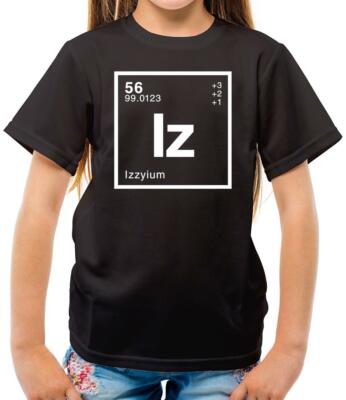 IZZY Periodic Element Kids - Kinder T-Shirt - Vorname - Nachname - Persönlich
