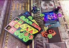 MFC45026 Monster Fight Club Cyberpunk RED: Combat Zone - Acrylic Tokens