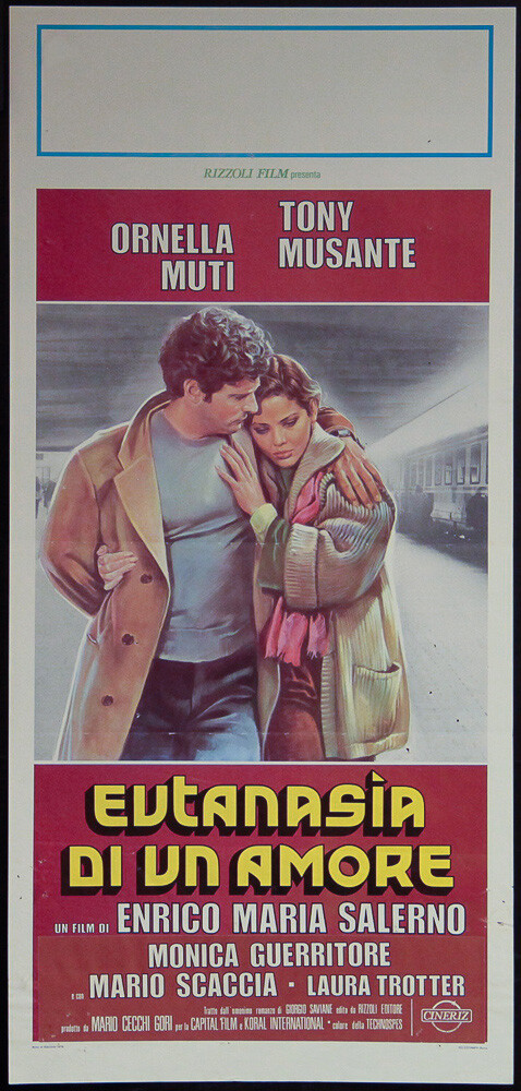 Locandina originale film Eutanasia di un amore (1978) - Regia di Enrico Maria Salerno