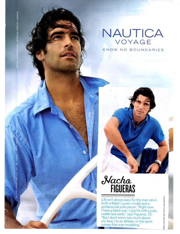 Ignacio NACHO Figueras Bermejo handsome polo male model 25 pages clippings lot
