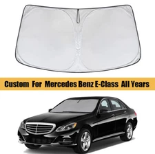 Custom Fit Mercedes Benz E-Class all years Windshield Sunshade Foldable Cover