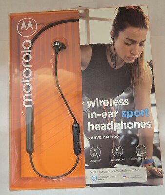 Mototola Verve Rap 100 Wireless in-ear sport headphones Bluetooth 5.0 Black