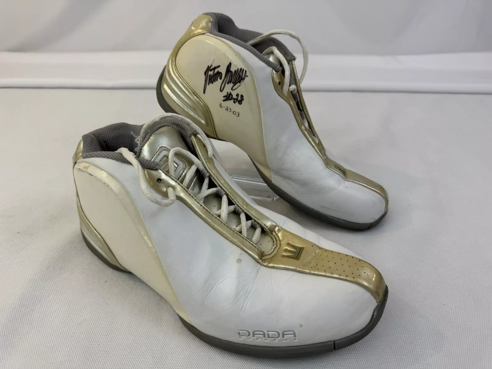 Chaussures de basketball de tennis DADA Supreme Hightop Justin Jennings NASCAR #28 2003