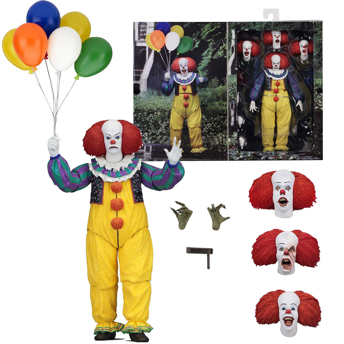 NECA IT Pennywise Clown 1990 Ultimate 7