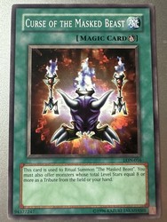 Curse of the Masked Beast LON-016 Common Unlimited Labyrinth of Nightmare