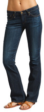 AG ADRIANO GOLDSCHMIED The Olivia Skinny Bootcut Low Rise Jean 27R 27 Inseam 34"
