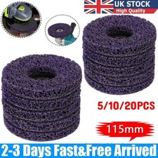 5/10/20x 115mm 4.5" Wheel Discs Paint Rust Remove Abrasive Cleaner Angle Grinder