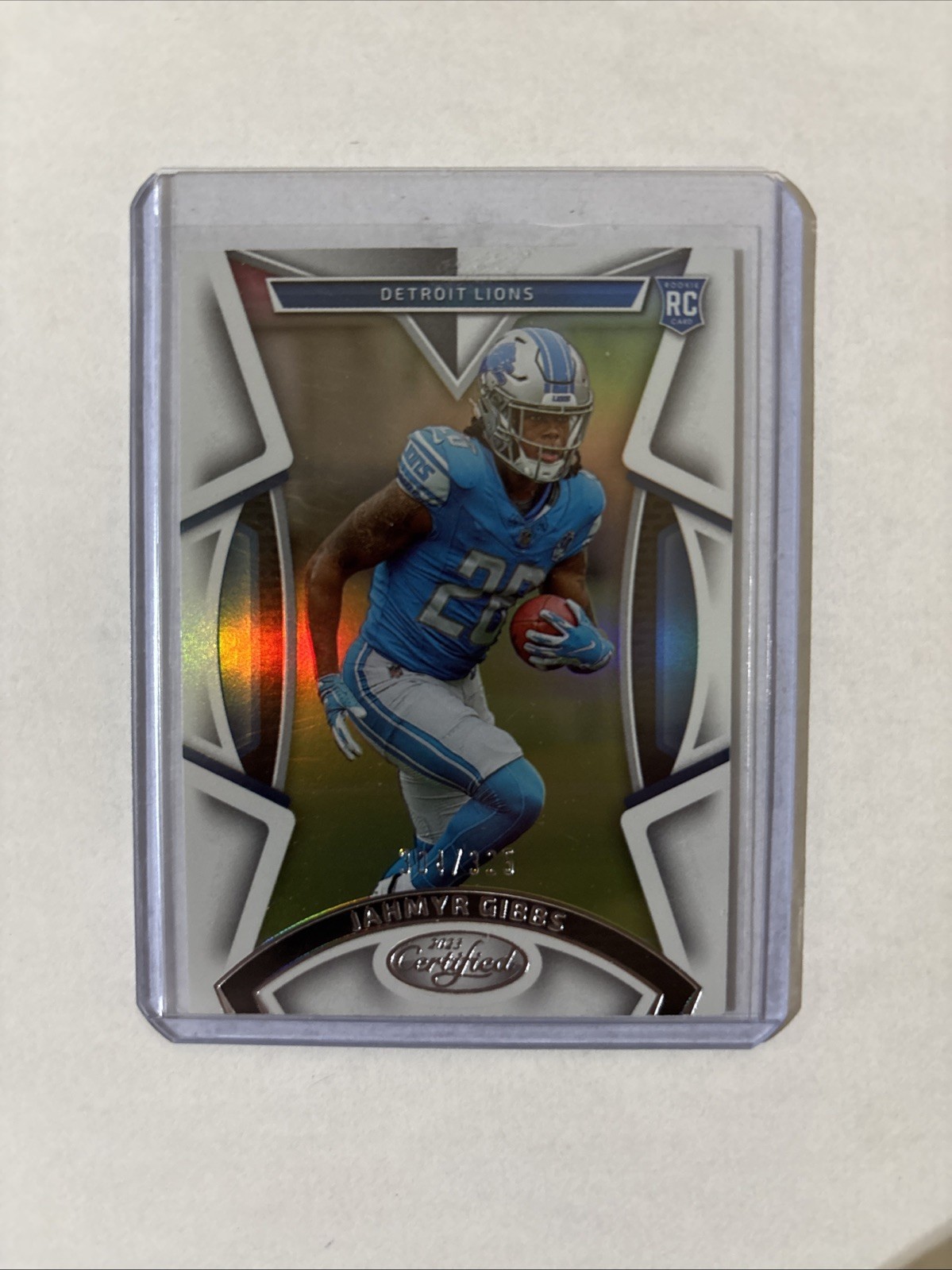 2023 Panini Certified /325 Jahmyr Gibbs #184 Rookie