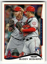 2014 Topps Buddy Boshers #34 Los Angeles Angels ROOKIE CARD BEAUTY!