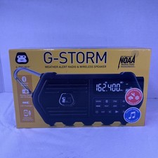 G-Storm Wireless Bluetooth Speaker With AM/FM Weather Alert Radio 2 Pack