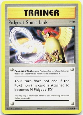 Pidgeot Spirit Link - #81/108 XY - Evolutions NM