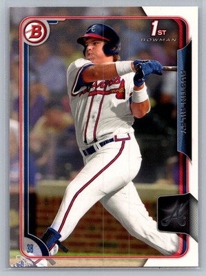 2015 Bowman Draft #157 AUSTIN RILEY Prospects Braves