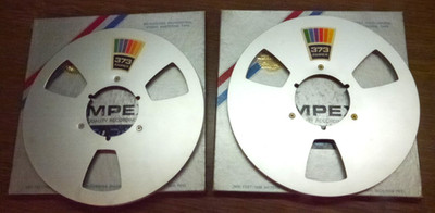 2  ORIGINAL Ampex    NAB  ALU Spulen 26,5 cm    in Top Zustand