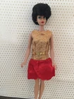Vintage Barbie Pak Brocade Dress - TLC (DOLL NOT INCLUDED)