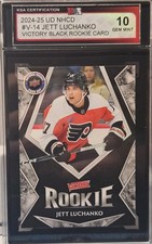 2025 Upper Deck NHCD Jett Luchanko Black Victory Rookie 🚨🚨🚨 KSA 10 Gem Mint