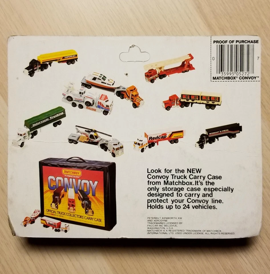 1983 Matchbox Convoy Ferrari Big Rig Trailer Red - Image 2 of 2