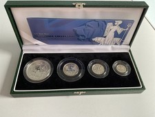 Royal Mint UK 2001 Silver Proof 4-Coin Britannia Collection with Case and COA