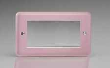 Modular Grid System Pink DataGrid Plate Lily Rose 4 Spaces Varilight XYG4.RP