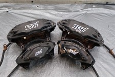 2008 Subaru Wrx Sti Ej257 Gr8 Oem Black Brembo Front N Rear Brake Calipers 2697 2008 Subaru Wrx Sti Ej257 Gr8 Oem Black Brembo Front N Rear Brake Calipers 2697