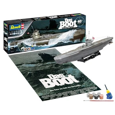 Revell 05675 Das Boot U96 Typ VII C U-Boot Kunststoff Modellbausatz Maßstab 1/144