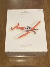 Hallmark 2008 Ercoupe 415-D Plane Sky's The Limit Ornament 12th in Series