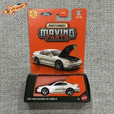 Matchbox Moving Parts 1995 Ford Mustang Svt Cobra R White 164 Unopened