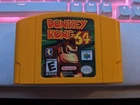 Donkey Kong Nintendo 64 N64 Authentic Yellow Cartridge OEM Genuine Tested Works