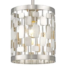Bellevue ZP71773 Julia 6"W Mini Pendant - Nickel