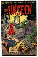 Unseen #11 1953-comic book-pre-code horror-sealed coffin-werewolf 