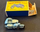 Matchbox Lesney #4 Triumph Motorcycle & Sidecar With Original Box !