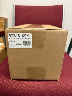 System Sensor RTS151KEY Bulk Pack of 6 - Brand New Sealed Fire Alarm Remote Test