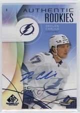 2024-25 Upper Deck SP Game Used Authentic Rookies Blue Declan Carlile Auto 1tj3