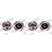 2X Kraft Bremsscheiben 240Mm Voll Hinten Passend FüR Renault Clio Megane Modus T