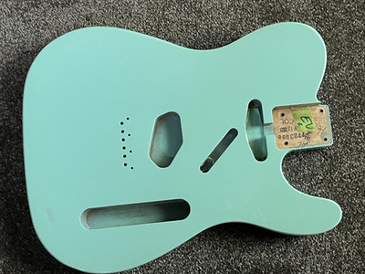 2020s Fender American USA 60s Telecaster guitar body Daphne Blue