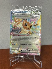 Pokémon Prismatic Evolutions Eevee Ex 075/131 Stamped Promo Sealed Tera