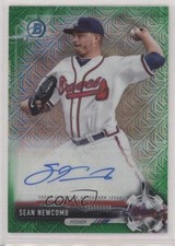 2017 Bowman Chrome Prospect Mega Box Green Refractor 11/99 Sean Newcomb Auto 2f9