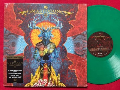 MASTODON~BLOOD MOUNTAIN LP (2015) NM SHRINK~GREEN MARBLED~HEAVY METAL
