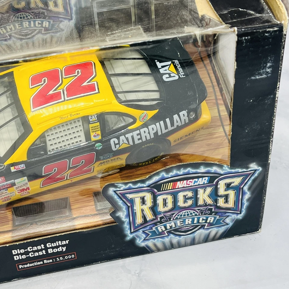 Coche diecast vintage Hot Wheels NASCAR Ward Burton #22 Caterpillar Pontiac 1:24 Foto 4 de 4