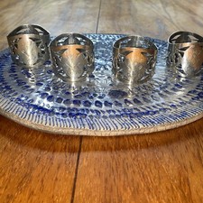 Masonic Silver Plated Napkin Rings Rare 1947 6000 Year of Light Anniversary